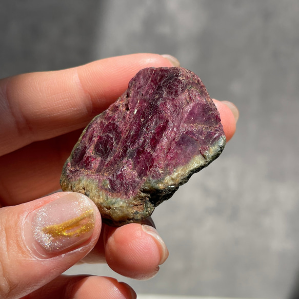 インド産【ルビー（Ruby）原石】コランダム 紅玉 鉱物 天然石