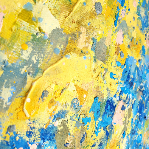 イン・ザ・パラダイス / 抽象画 77×56㎝ B2 額縁セット 原画1点