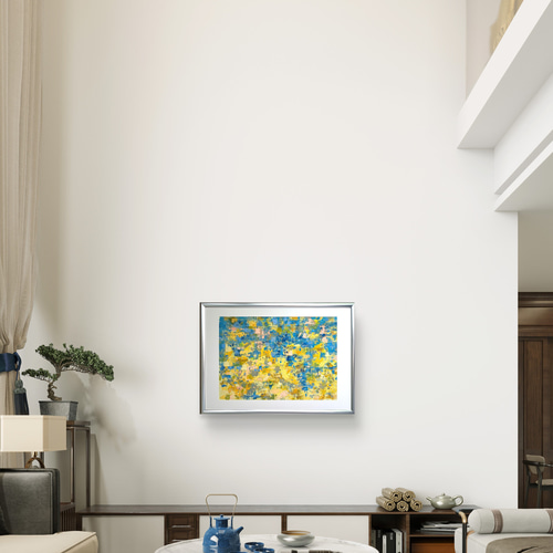 イン・ザ・パラダイス / 抽象画 77×56㎝ B2 額縁セット 原画1点