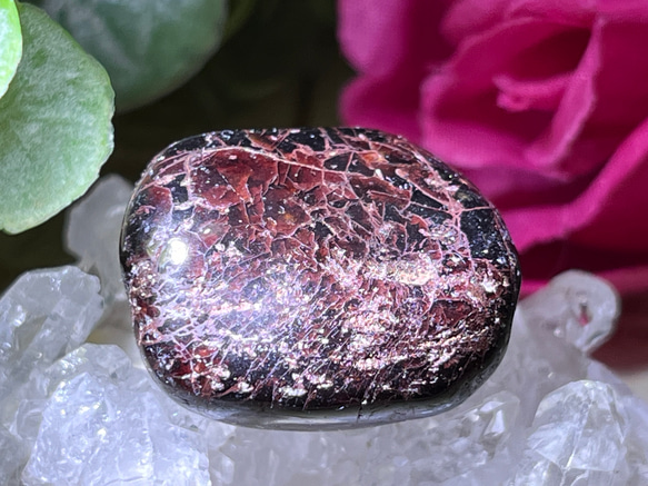 ☆特選一連☆NEW♢数量限定【高品質ガーネット『柘榴石』タンブル連