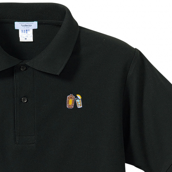 ハイボール刺繍ポロシャツ｜XS〜XXXXL｜ウイスキーの感性を一杯に