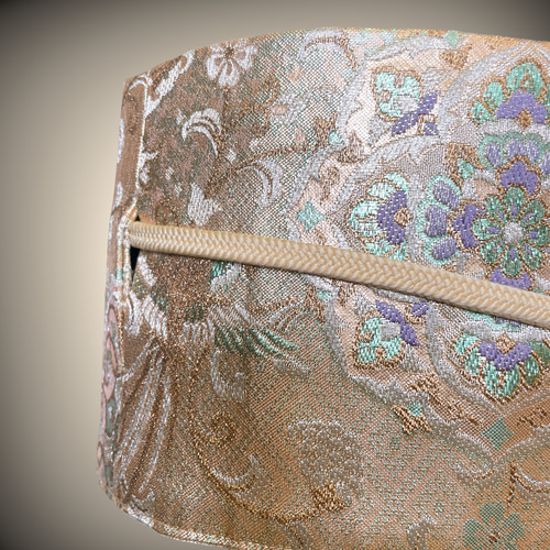 金糸煌めく刺繍帯 サッシュベルト高級感抜群 刺繍帯 W55〜75cm 高級帯