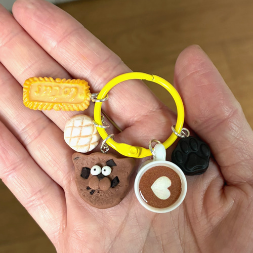 じゃらじゃらキーホルダー クッキー じゃらじゃらキーホルダー フェイクフード ミニチュアフード