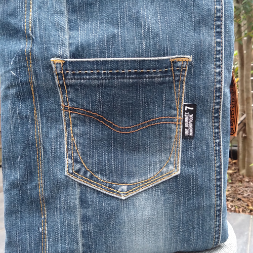 玉草さま❤️pagesになります。猫しゃん縦長A42way トートデニムリメイク 玉草さま❤️pagesになります。猫しゃん縦長A42way トートデニム