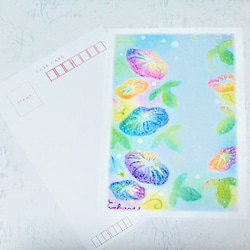 紫陽花パステル画８号 紫陽花パステル画8号 透き通る紫陽花のグラス｜Blanche Neige