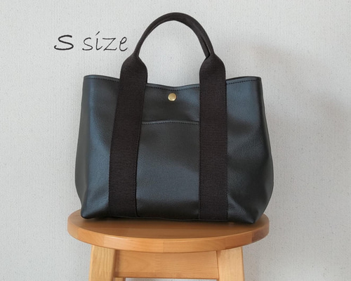 コロンと可愛い】2WAY［Sサイズ］トートバッグ/ブラック トート