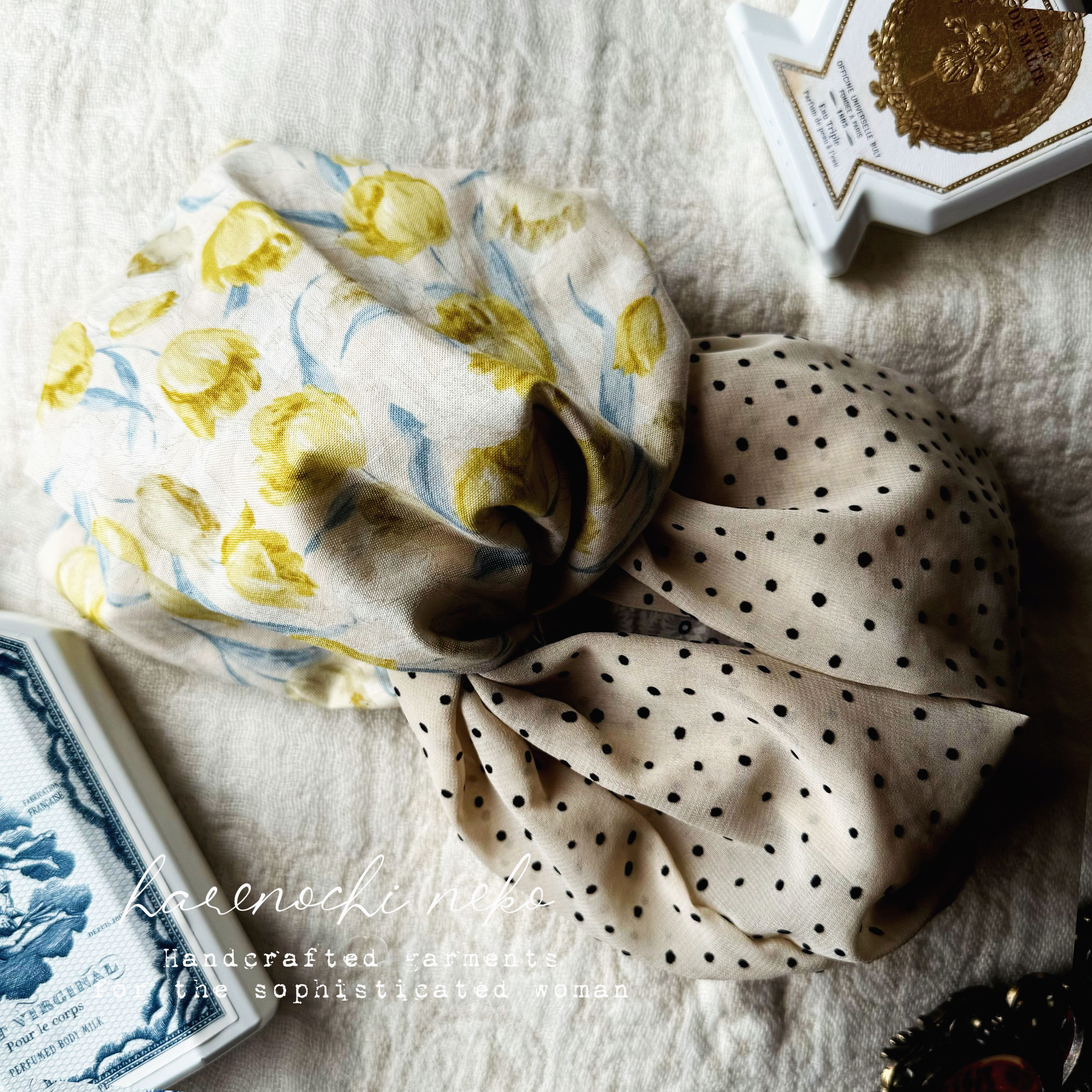 【2026再販】「エアリードットと、シチリアレモンのヘアバンド。」 ヘアアクセサリー ヘアーバンド 冬