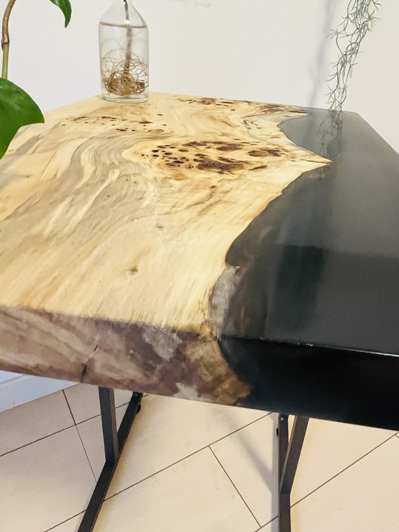 ポプラ レジンテーブル ソファテーブル サイドテーブル サイドテーブル