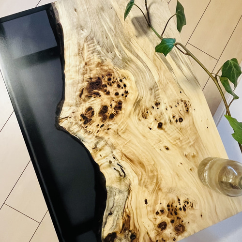 ポプラ レジンテーブル ソファテーブル サイドテーブル サイドテーブル