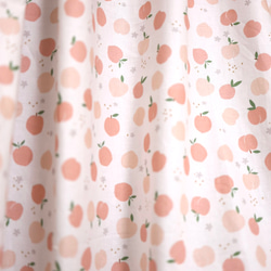 カフェカーテン ブルーの花柄が爽やかなふんわり小窓カーテン カーテン