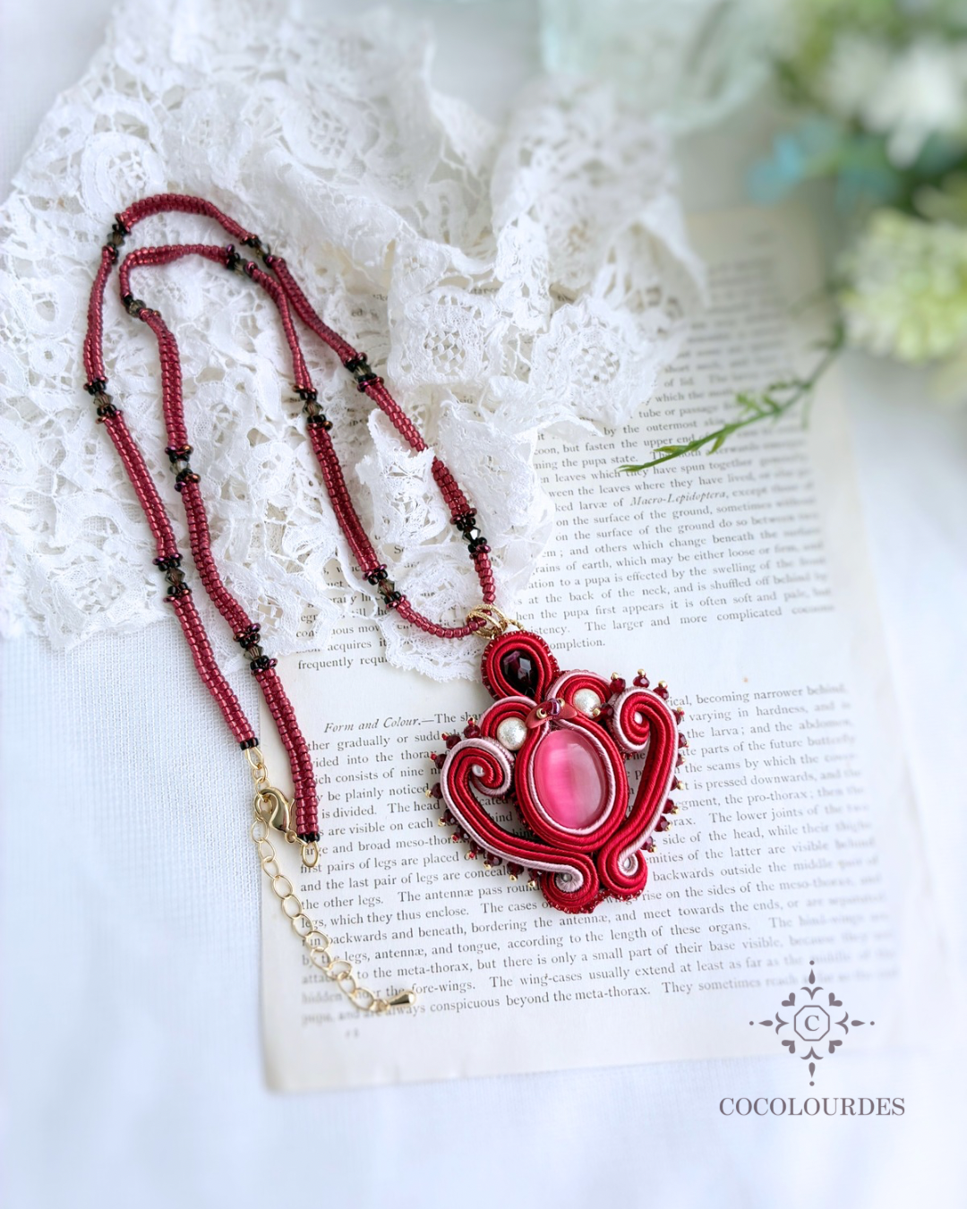 【ソウタシエペンダント】 Rosée de Fraise（ロゼ・ドゥ・フレーズ）