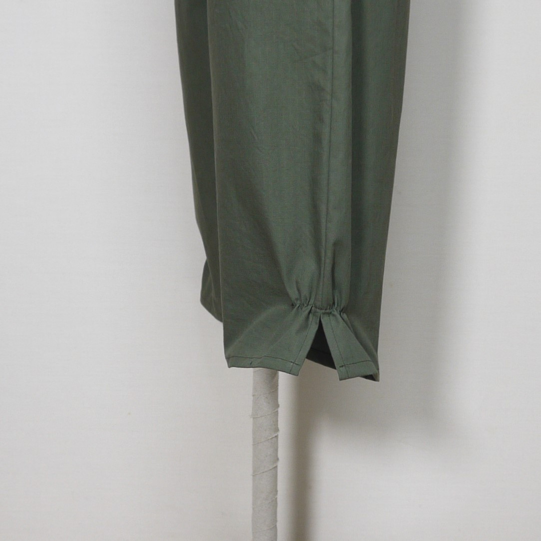 【リップクロス】ポップスリットパンツ◆カーキ◆フリーサイズ（コットン100％）