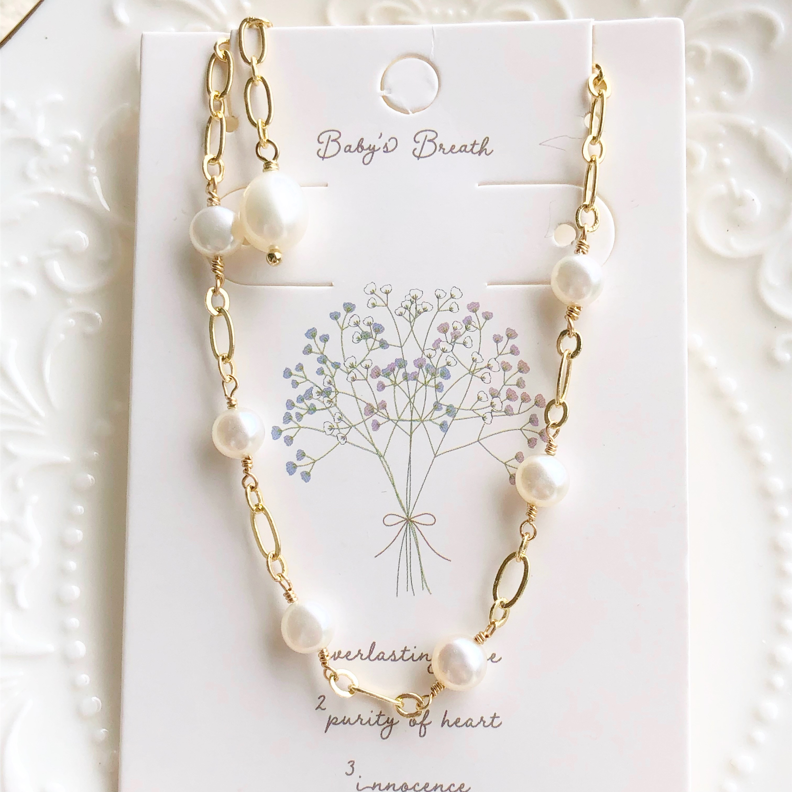 《  14kgfブレスレット》高品質　淡水パールのブレスレット