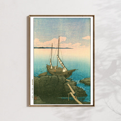 木版画　雨宮サイン「初夏の風」(B)30部限定希少1998年 木版画 雨宮サイン「初夏の風」(B)30部限定希少1998年
