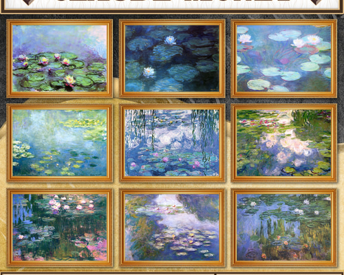 クロード・モネ『睡蓮』複製アルゴグラフ Yahoo!オークション - クロード モネ 睡蓮 油絵 複製画 (Fresco