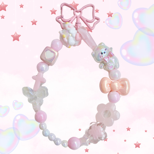 ④⑧じゃらじゃらキーホルダー♡ビーズキーホルダー ④⑧じゃらじゃらキーホルダー♡ビーズキーホルダー