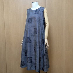 SOLD お値下げ中 着物リメイク チュニック 大島紬 FREE SIZE