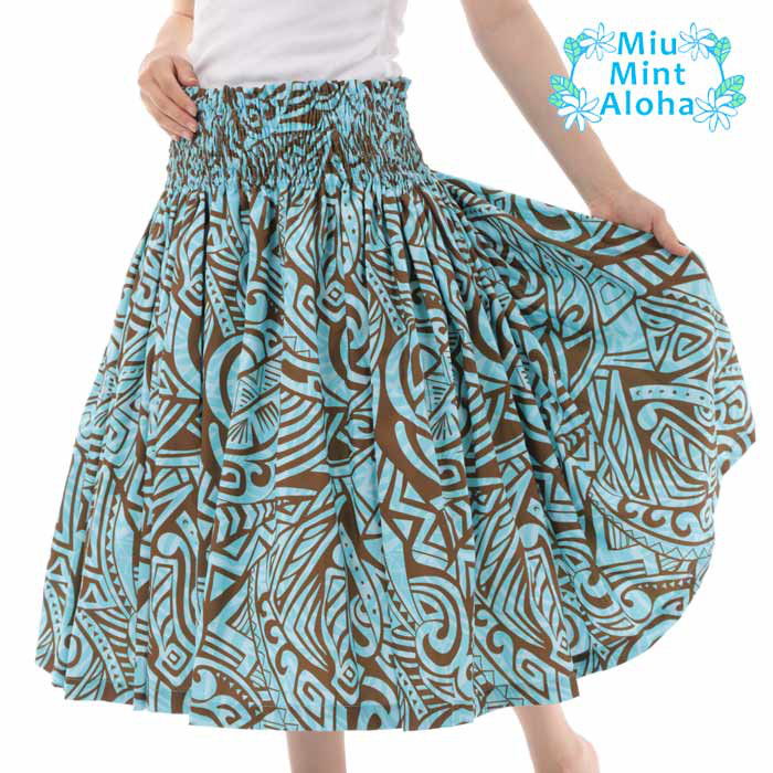 パウスカート　フラダンス　太って見えないパウスカート　受注生産および即納 p00838