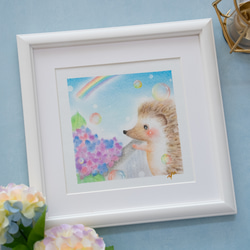 ハリネズミ　油彩画　原画 71yC1t448nL._UF350,350_QL50_.jpg