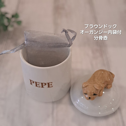 【可愛いペットのお仏壇セット】犬専用・手元供養・メモリアルセット 6枚目の画像