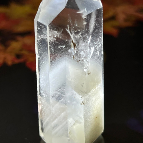 龍脈水晶✨ レインボー ホワイトファントム 千層水晶 ポイント