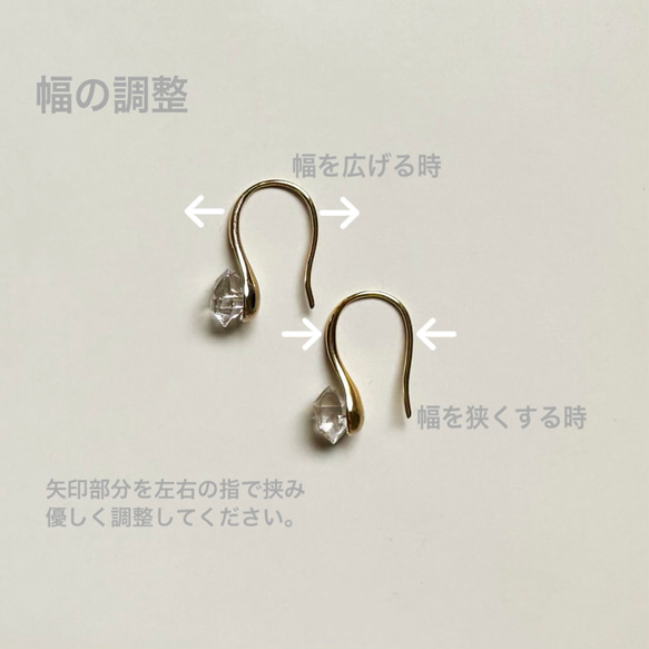 【涼しげピアス】オーロラ ドロップピアス ブルーパープル / 金具変更可（シルバー・イヤリング・ステンレス） 11枚目の画像