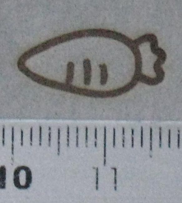 ニンジン焼印60W焼印電気ごてセット 3枚目の画像