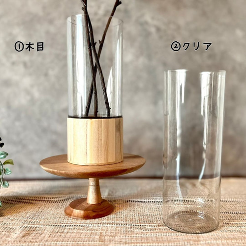 割れない花瓶セット】ドウダンツヅジ（80㎝×3本）＆選べる花瓶セット