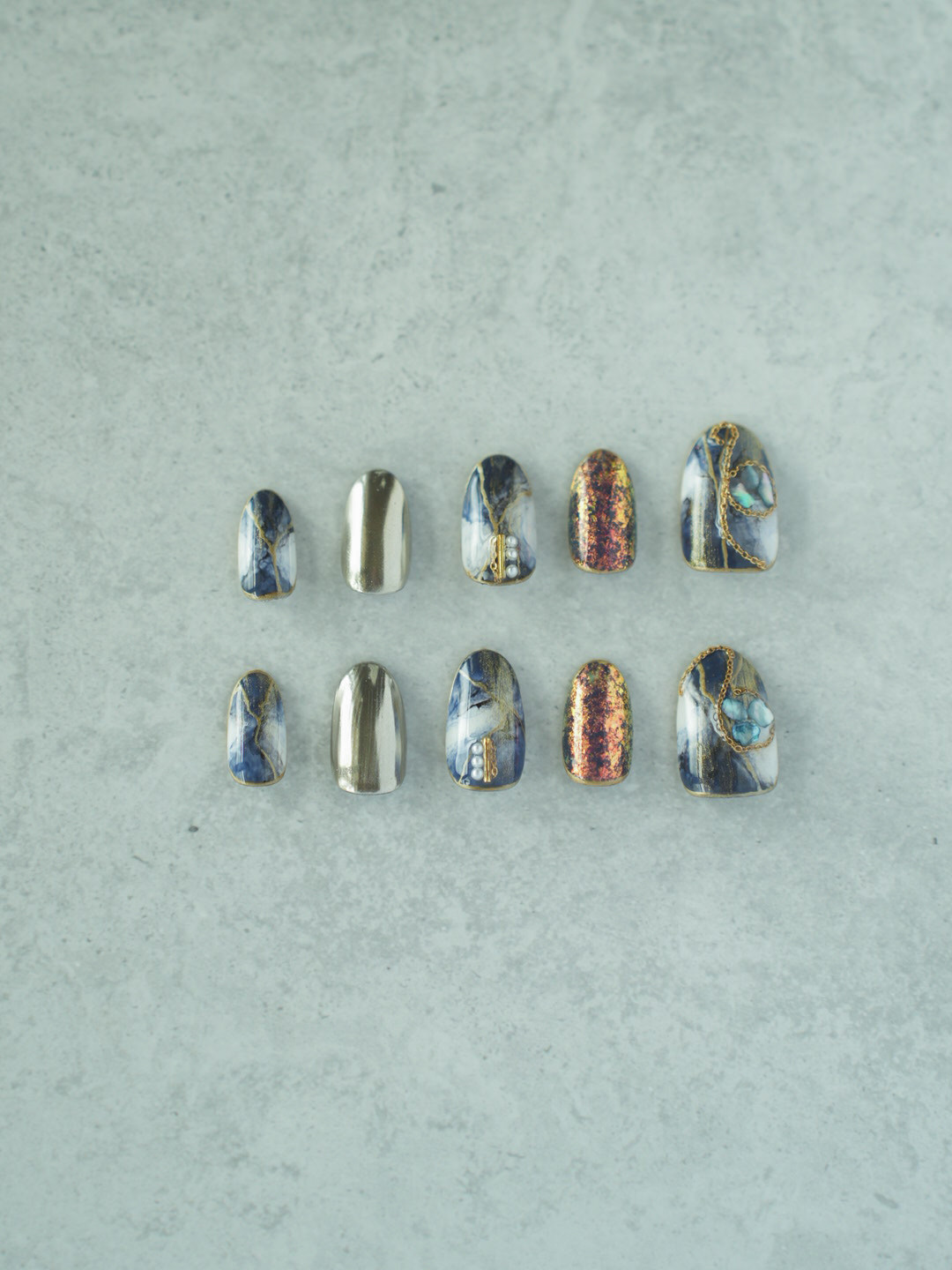 ネイルチップ／「瑠璃の錬金術 」