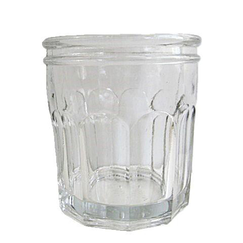 ジャムポット R フランス アンティーク ガラス保存瓶 気泡 ゆらぎ