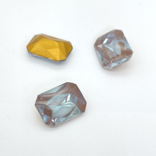 【セール品】 Rare-077 ヴィンテージサフィリーン・レクタングル18×13ｍｍ【１個】