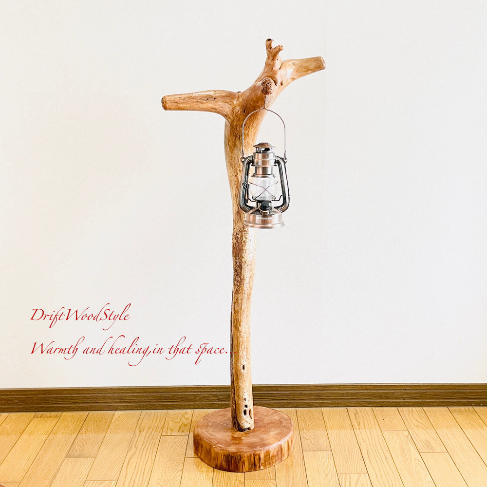 流木インテリア 芸術的な造形が美しい流木スタンド ランタンやエアプラントを飾れる置物 北欧 照明 N94