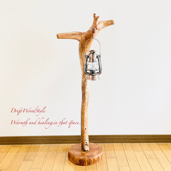 流木インテリア 芸術的な造形が美しい流木スタンド ランタンやエアプラントを飾れる置物 北欧 照明 N94 8枚目の画像