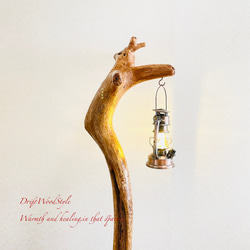 流木インテリア 芸術的な造形が美しい流木スタンド ランタンやエアプラントを飾れる置物 北欧 照明 N94 5枚目の画像