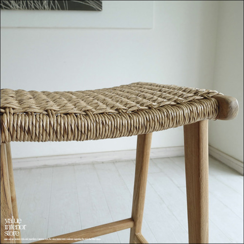 チーク無垢材 バースツールVre/N ハイスツール ハイチェア 椅子 カフェ