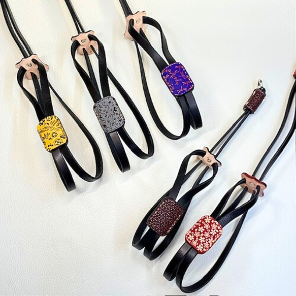 小型～中型用スライドコントロールハーネス【印傳】 1枚目の画像