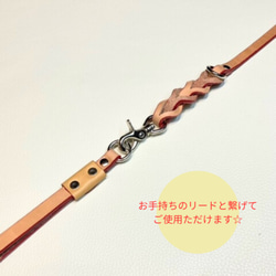 小型～中型用スライドコントロールハーネス【印傳】 6枚目の画像