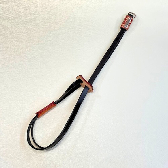 小型～中型用スライドコントロールハーネス【印傳】 3枚目の画像