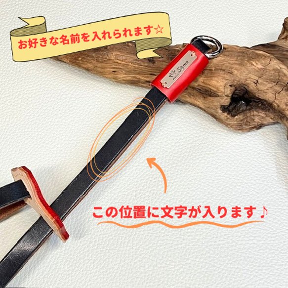 小型～中型用スライドコントロールハーネス【印傳】 7枚目の画像