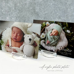 アクリルフォトプレート｜フォトパネル｜アクリル印刷｜敬老の日｜出産祝｜記念｜内祝｜七五三｜wedding｜家族写真 2枚目の画像