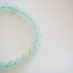 深呼吸のしずく〜グリーンアベンチュリンのブレスレット〜 2枚目の画像
