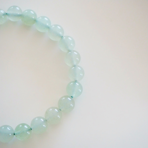 深呼吸のしずく〜グリーンアベンチュリンのブレスレット〜 2枚目の画像