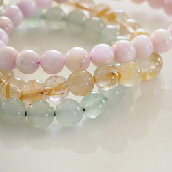 深呼吸のしずく〜グリーンアベンチュリンのブレスレット〜 5枚目の画像