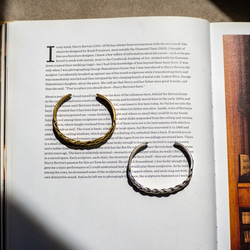 Vintage style braided bangle / 四つ編みバングル　シルバー925・真鍮/送料無料 12枚目の画像