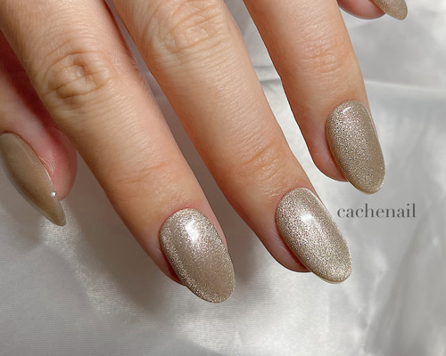 ネイルチップ ジェルネイル マグネットネイル ゴールド シンプル