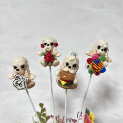 アメコカのピック(粘土細工)レジンコーティング 3枚目の画像