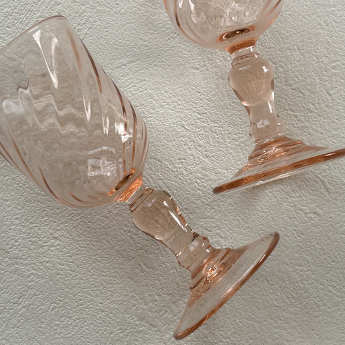 イギリス アンティーク ワイングラス リキュールグラス 大サイズ 6点