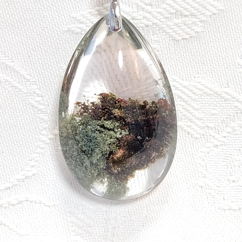 シルバーペンダントトップ（ガーデンクォーツ）