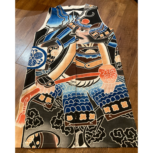 古布リメイク　ロングベスト　ハンドメイド　一点物 古布リメイク、ハンドメイド、久留米絣のロングベスト - メルカリ