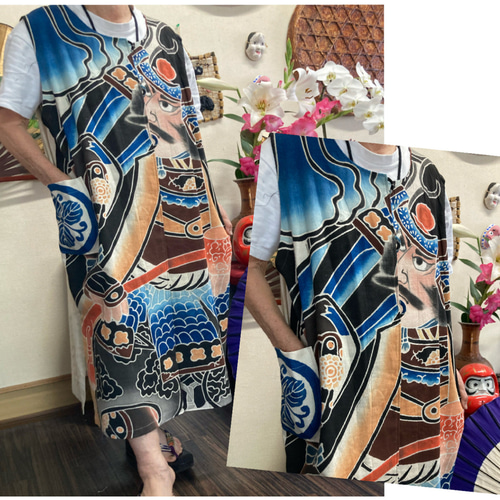 楽天市場】【古布リメイクのぼり旗コート】作家一点もの創作服